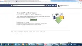 Backup Facebook photos, videos, and text