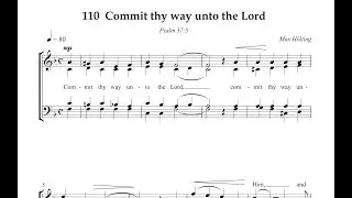 Hymn Collection 110   Commit thy way unto the Lord