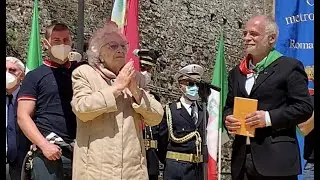Iole mancini Piazzale Osteinese 25 4 2022 Bella ciao
