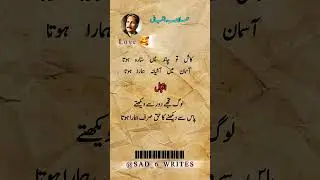 Exploring Deep Emotions in Del Ka Zakham Poetry💯❤️🥰🦅 #poetry #quotes #sufipoet #shayari #urdupoetry