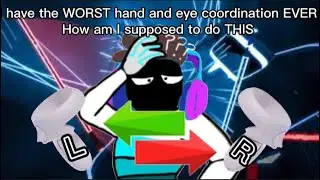 Beat saber but my controllers are swapped