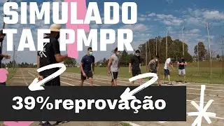 ULTIMO SIMULADO TAF PMPR!!! A PORCENTAGEM DE REPROVA&Ccedil;AO AUMENTOU!?