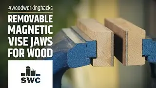 How to make removable magnetic vise jaws for woodworking