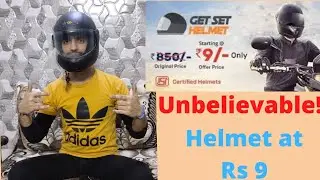 Helmet at Rs 9 | Grab Fast | Amazing |