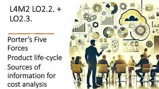 CIPS L4M2 LO 2.2.+2.3. Porter&rsquo;s Five Forces; Product life-cycle; Sources for cost analysis