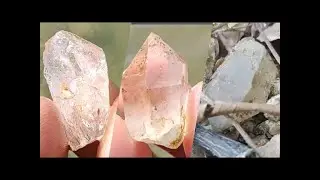 Found This Crystal Deep Inside the Earth gems#diamond #crystal #gems