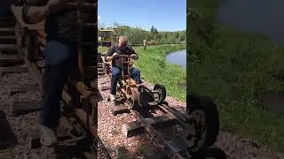 Что это!? - Велосипед - Что??????? #железная дорога