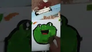 Cute frog drawing #fyp  #shortsvideo  please subscribe to my channel