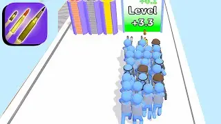 Bullet Merge Run ​- All Levels Gameplay Android,ios (Part 5)