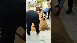 Block paving 
