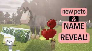 Naming my horse and getting new pets! SWEM Minecraft