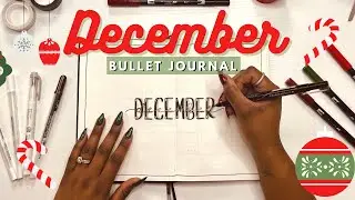BUJO with ME | December 2022 Bullet Journal Setup | Christmas Ornament Theme