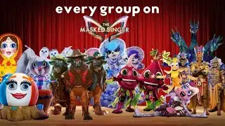 Every group on the masked singer! 