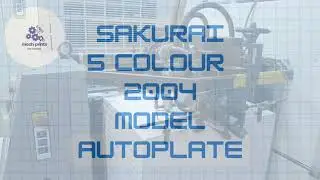 SAKURAI 5 COLOUR AUTOPLATE 2004 @mechprintsolutions #mechanic #sakuraid #sakurai #printingpress