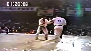 極真アーカイブス 第9回 全日本 4回戦 藤原賢治 vs 廣重 毅