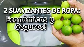 💜 ⚠️NO DAÑES tu ropa con el SUAVIZANTE DE TELA!!!😬 Cómo hacer 2 SUAVIZANTES DE ROPA en Casa?!⚠️