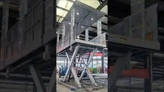 Car Basement Lift With Stainless Steel Safe Guards&Ceiling For Home Garage Parking#lift #elevator