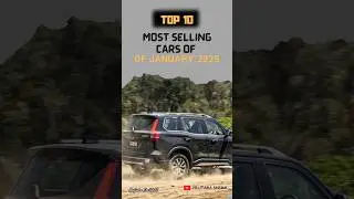 Creta Vs Nexon 👊🏻 | Top 10 Best selling Cars of January 2025😱 #sales