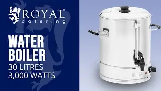 Hot Water Dispenser Royal Catering RCWK 30L | Product Presentation