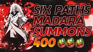 **SO6P MADARA SUMMONS ALL 9 STEPS** | Naruto Ultimate Ninja Blazing