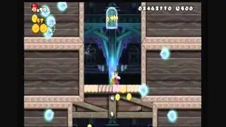 Boo!, part 1 (NSMBW  World 3-Ghost House/Boo Mansion Walkthrough & Fails)