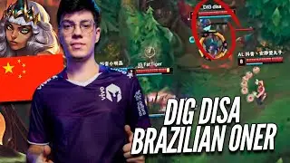 DISAMIS TREINANDO a QIYANA CHINESA PARA ENFRENTAR A BLG