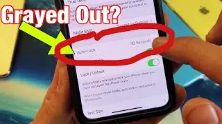 iPhone X/XS/XR/11: функция автоблокировки неактивна? ИСПРАВЛЕНО!