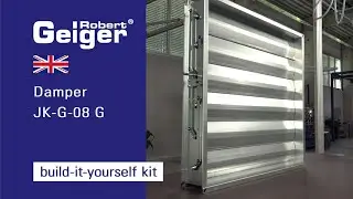 Assembly plan for Damper JK-G-08 G with the Geiger Built-it-yourself kit