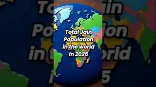 Total Jain Population in the World in 2025 | Global Jain Community Statistics #shorts