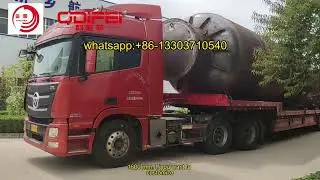 Tire pyrolysis machine delivery