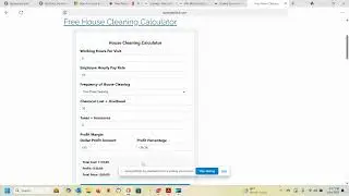 How to Quote House Cleaning? Free House Cleaning Calculator.