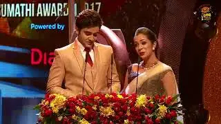 Popular actor and actress at the Sumathi Award Ceremony 2017