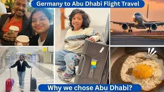 ✈️Germany to Abu dhabi Flight la போலாமா?😍 Etihad Airlines Experience and Food 😇 Tamil Vlog❤️