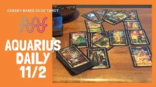 AQUARIUS Daily Tarot 11/2 - Expect Good News!