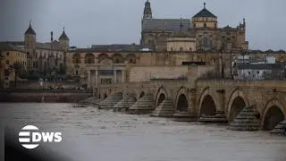 BREAKING: Drone Footage Shows Severe Flooding In Cordoba Spain After Storm Marta | DWS News | AL14