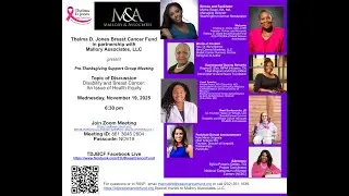 Disability and Breast Cancer: An Issue of Health Equity Wednesday, November 19 2025