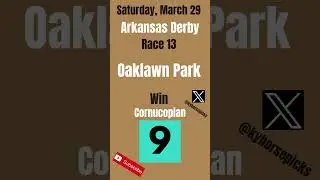 Here is our top selection for the 2025 Arkansas Derby at Oaklawn Park #arkansasderby #kentuckyderby