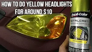 How To Make Custom Amber Headlights For Around $10