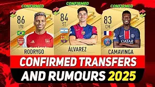 ALL CONFIRMED TRANSFERS NEWS SUMMER 2025!✅😢 ft. ALVAREZ, RODRYGO, CAMAVINGA...etc
