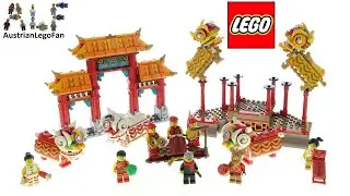LEGO 80104 Lion Dance Chinese New Year - Lego Speed Build Review
