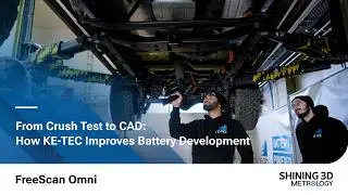 PC-Free 3D Scanning for Battery Development with the FreeScan Omni