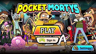 pocket mortys gameplay