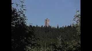 Lehesten (D) Wetzstein: Glocke im Altvaterturm