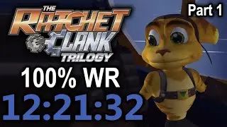 [WR] Ratchet & Clank OG Trifecta 100% in 12:21:32 (Part 1 RAC 1 ACM)