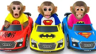 Monkey BoBo Challenge to be a Doctor to Rescue and Take care of Duckling | SMART BOBO MONKEY