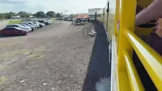 Sugar Express Lake Placid Limited Train Timelapse Ride backtracking into Clewiston Station