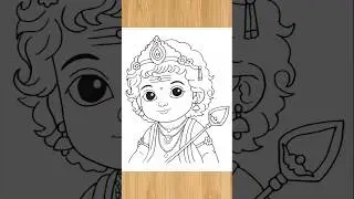Lord Murugan drawing easy - Thaipusam 2026 murugan drawing - #shorts #ommuruga #thaipusam #murugan
