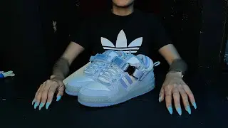 Unboxing Adidas Forum Bad Bunny Blue Tint | Moon ASMR 🌚