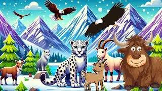 Unlock English Vocabulary with Amazing Mountain Animals for Kids!