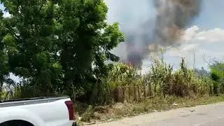 Fuego destruye plantaciones en Los Tomines